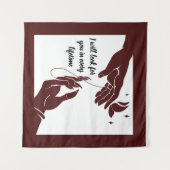 Hua Cheng and Xie Lian hands Tgcf タペストリー (正面(横))