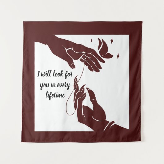 Hua Cheng and Xie Lian hands Tgcf タペストリー (正面)