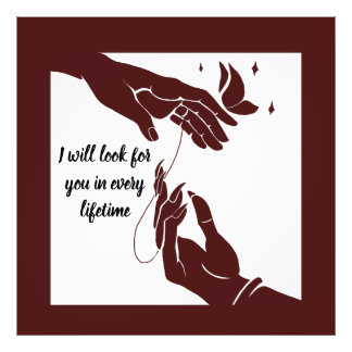 Hua Cheng and Xie Lian hands Tgcf フォトプリント