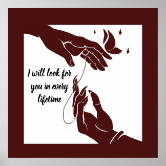 Hua Cheng and Xie Lian hands Tgcf ポスター