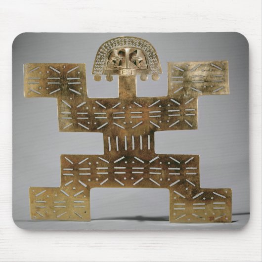 Huaca del Dragonから、胸Tumbagaを投げて下さい マウスパッド (正面)