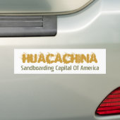 Huacachina バンパーステッカー (車上)