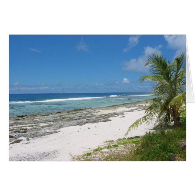 Huahineカードの海岸 (正面横)