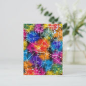 Huaibei China City Map ポストカード (スタンド正面)