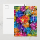 Huaibei China City Map ポストカード (正面/裏面)