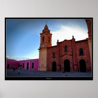 Huajuapan Oaxaca Chatedralポスター ポスター