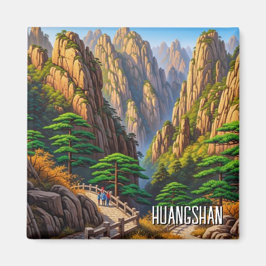 Huangshan National Park China マグネット (正面)