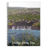 Huaranfossar waterfall設計ノートブック ノートブック (正面)