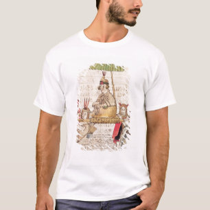 Huascarのインカ人のイラストレーション Tシャツ