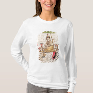 Huascarのインカ人のイラストレーション Tシャツ