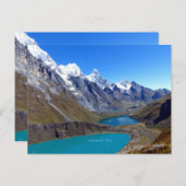 Huayhuash Mountain Range，ペルー ポストカード (正面/裏面)