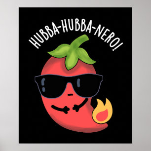 Hubba-hubba-neroハバネロおもしろいプンダークBG ポスター