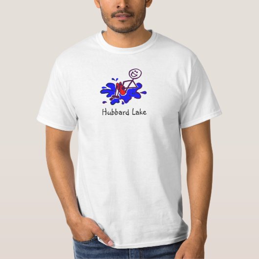 Hubbard湖の砲弾のおもしろい Tシャツ (正面)