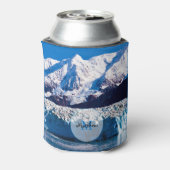 Hubbard Glacier，アラスカ，クーラーボックス 缶クーラー (缶裏面)