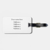 Hubbard Glacier, Alaskaラッゲージタグ ラゲッジタグ (裏面横)