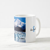 Hubbard Glacier, Alaska Mug コーヒーマグカップ (正面右)