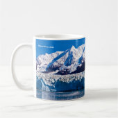 Hubbard Glacier, Alaska Mug コーヒーマグカップ (左)
