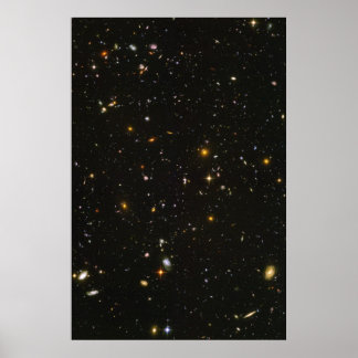 hubble deep field ポスター