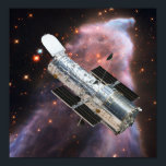 Hubble Space Telescope ポスター<br><div class="desc">The NASA Hubble Space Telescope is an amazing instrument of scientific observation. Launched in 1990, this orbiting astronomy satellite has served the science community for over a quarter of a century. It remains operational to this day, still sending back astounding photos of stars, galaxies and nebulae and the planets of...</div>