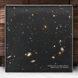 Hubble Telescope Ultra Deep Field Galaxies Photo ガラスコースター