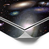 Hubble's Law Galaxy Poster ポスター (角)