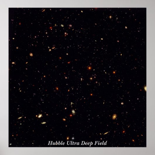 HubbleUltraDeepField、ハッブルUltra深いフィールド ポスター (正面)