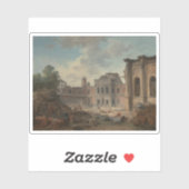 Hubert Robert：メウドンのシャトーの破壊 シール (シート)