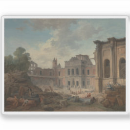 Hubert Robert：メウドンのシャトーの破壊 シール
