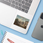 Hubert Robert：メウドンのシャトーの破壊 シール (ノートパソコンとiPhone)