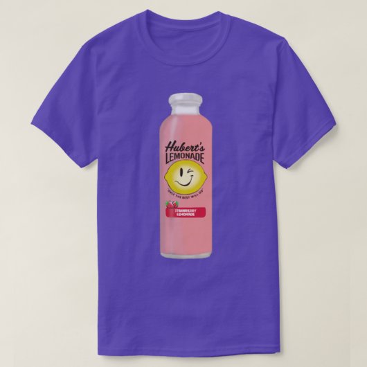 Huberts Lemonade Strawberry Tシャツ (デザイン正面)