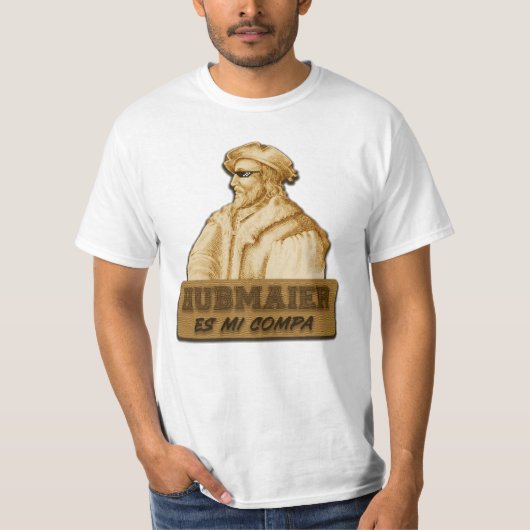 Hubmaier es mi Compa(Gold) - Económica Tシャツ (正面)