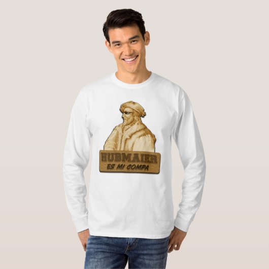 Hubmaier es mi Compa(Gold) Tシャツ (正面フル)