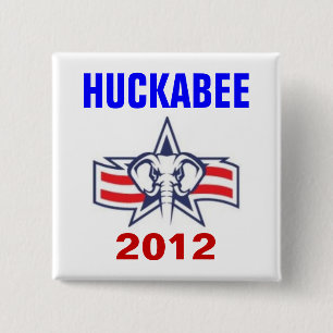 Huckabee 2012年 缶バッジ