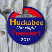 HUCKABEE 2012 6"ボタン 缶バッジ (インサイチュ)