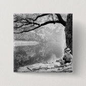 Huckleberry & Tom 缶バッジ (正面)