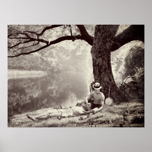 Huckleberry & Tom (Sepia Edition) ポスター (正面)