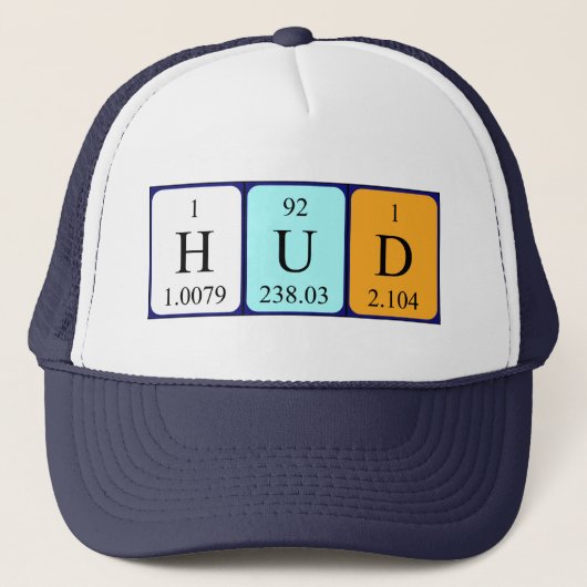Hud定期的なテーブル名hat キャップ (正面)