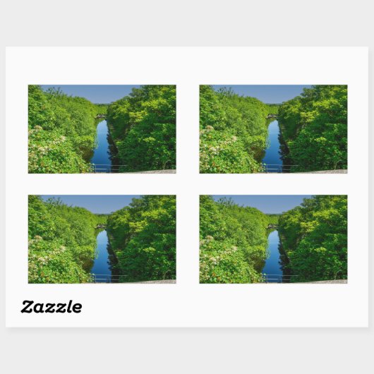 Huddersfield Broad Canal 長方形シール (シート)