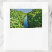 Huddersfield Broad Canal 長方形シール (バッグ)