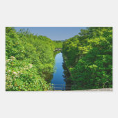 Huddersfield Broad Canal 長方形シール (正面)