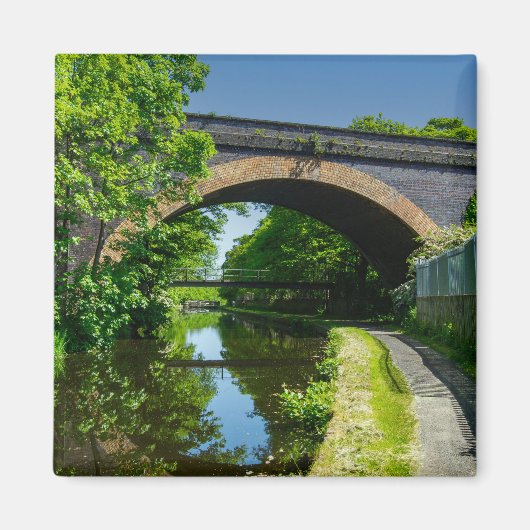 Huddersfield Broad Canal and Whitacre Mill Viaduct マグネット (正面)