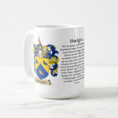 Hudgins、起源、意味および頂上 コーヒーマグカップ (正面左)