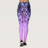 Hudson Leggings Pink Blue Purple Fade レギンス (裏面)