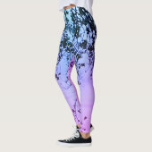 Hudson Leggings Pink Blue Purple Fade レギンス (左)