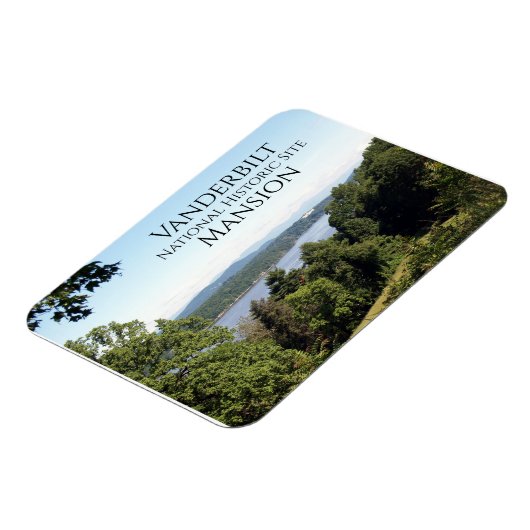 Hudson River from Vanderbilt Mansion, Hyde Par, NY マグネット (左側)