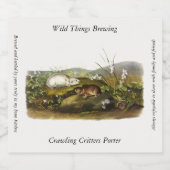 Hudson's Bay (Ungava Collated) Lemming by Audubon ビールラベル (シングルラベル)