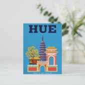Hue Vietnam Historic Pagoda ポストカード (スタンド正面)
