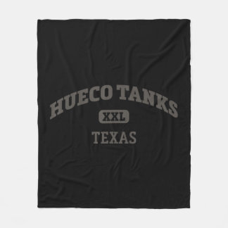 Hueco Tanks College Style Rock Climbing Area Desig フリースブランケット