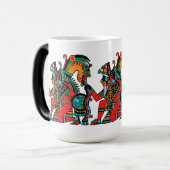 Huehuecoyotl - The Old Coyote - A Trickster モーフィングマグカップ (正面左)