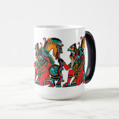 Huehuecoyotl - The Old Coyote - A Trickster モーフィングマグカップ (正面右)